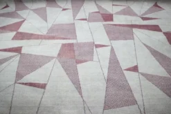 Tapis / Tapisserie géométrique abstrait unique en très grand format, années 1950