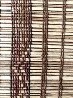Tapis touareg - natte mauritanienne en fibre végétales et cuir