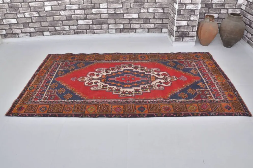 Tapis tribal fait main Oushak sku 1836