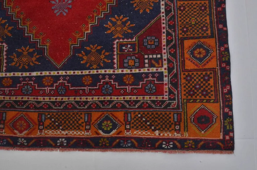 Tapis tribal fait main Oushak sku 1836