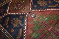 Tapis tribal oriental vintage tissé à la main, années 1940