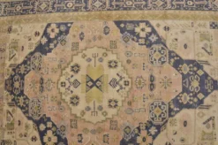 Tapis tribal vintage boho Oushak sku1436