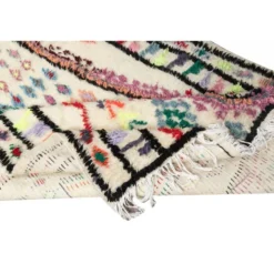 Tapis Tulu turc vintage unique, 100 % laine, noué à la main.