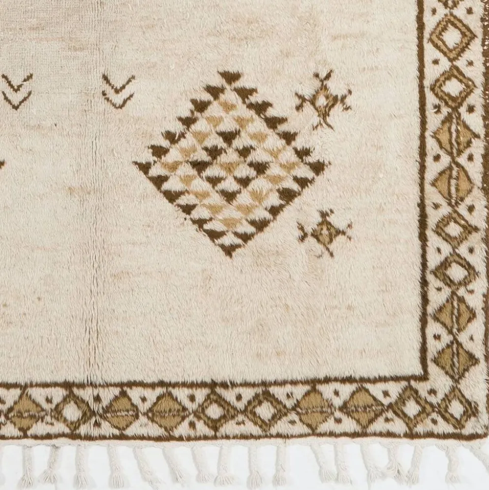 Tapis Tulu vintage, tapis noué à la main en 100 % laine, options personnalisées disponibles
