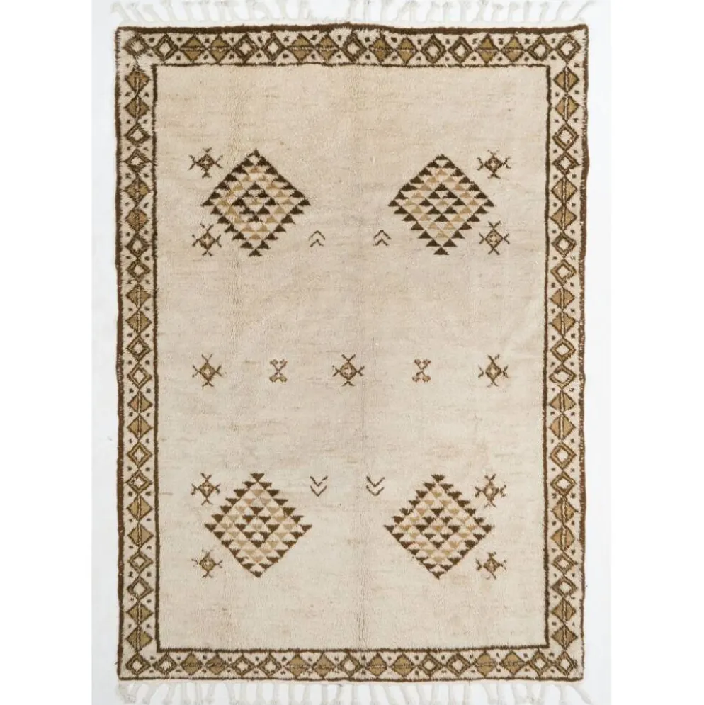 Tapis Tulu vintage, tapis noué à la main en 100 % laine, options personnalisées disponibles