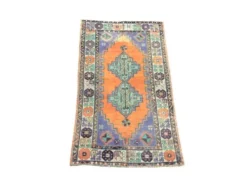 Tapis turc Oushak coloré