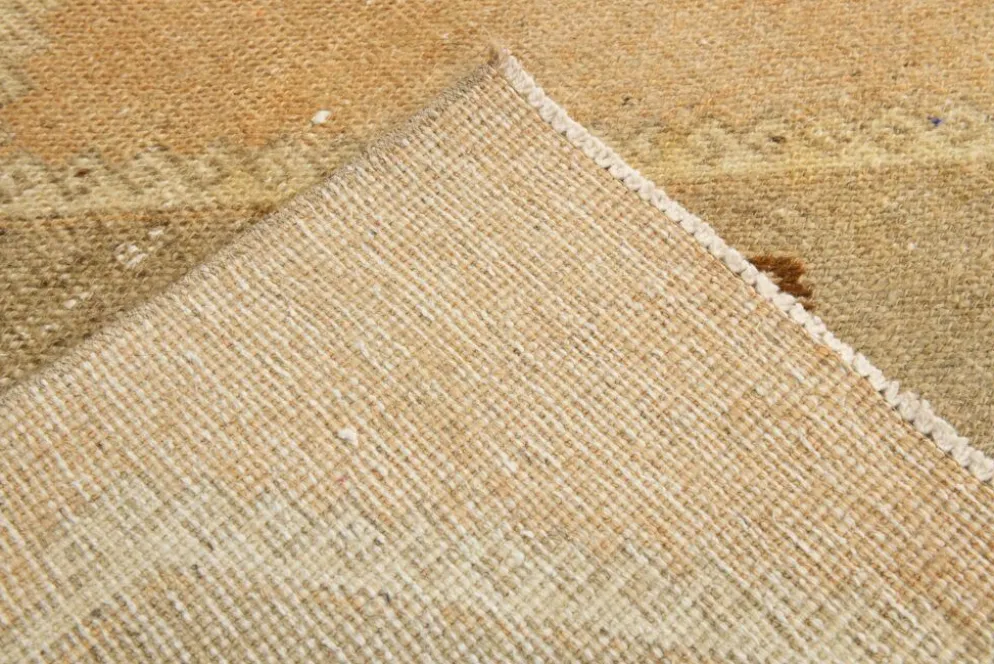 Tapis turc vintage anatolien couleur cannelle 3x11, 92x321 cm