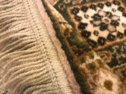 Tapis turc vintage avec design de médaillon