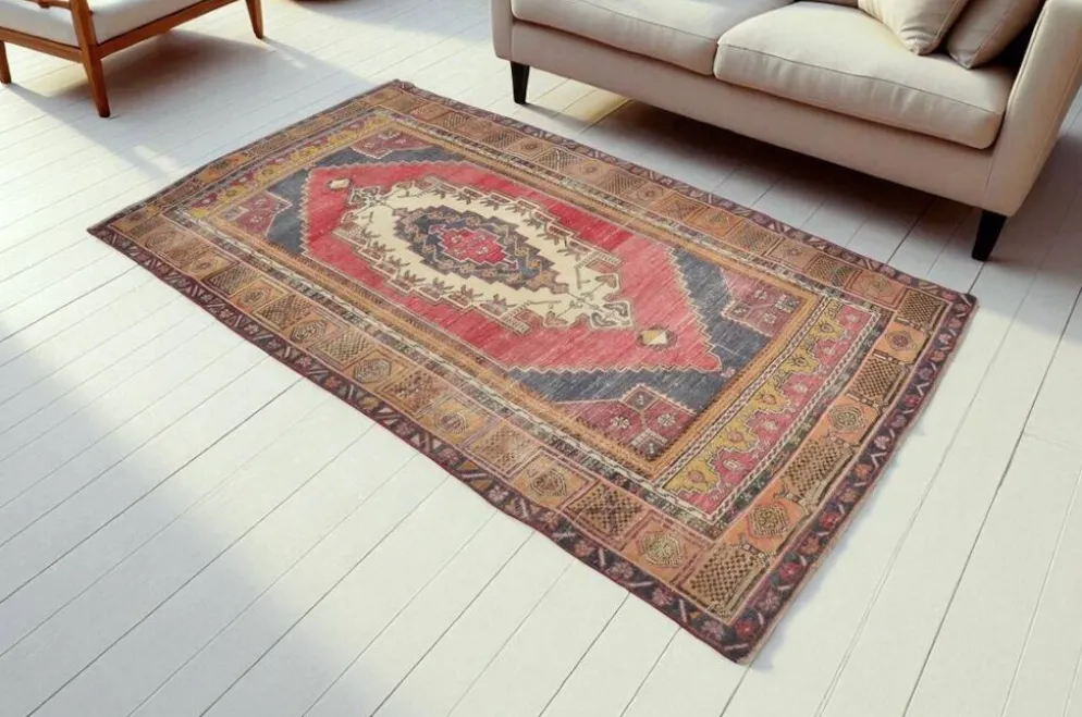 Tapis turc vintage pour salon