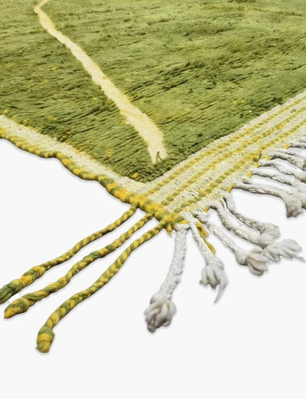 Tapis Vert Beni Ouarain - 416 x 320 cm