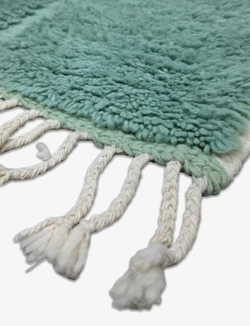 Tapis Vert Contemporain - 349 x 246 cm