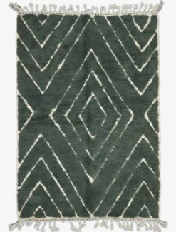 Tapis Vert Marocain - 298 x 205 cm