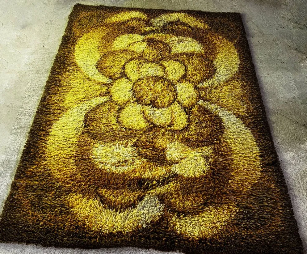 Tapis Vintage • Desso • Pop Psyché • 220 cm x 150 cm • 1970