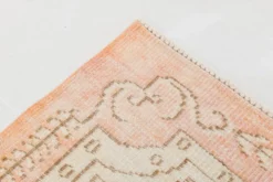 Tapis vintage doux de style géométrique fait main, 5x8, 156x241 cm