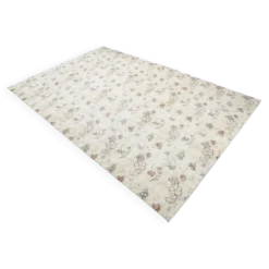 Tapis vintage en laine beige 286x186