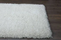 Tapis vintage mohair tulu shaggy Rug 91 x 152 cm