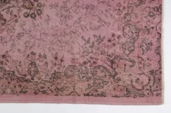 Tapis vintage Oushak rose de décoration intérieure sku 2530