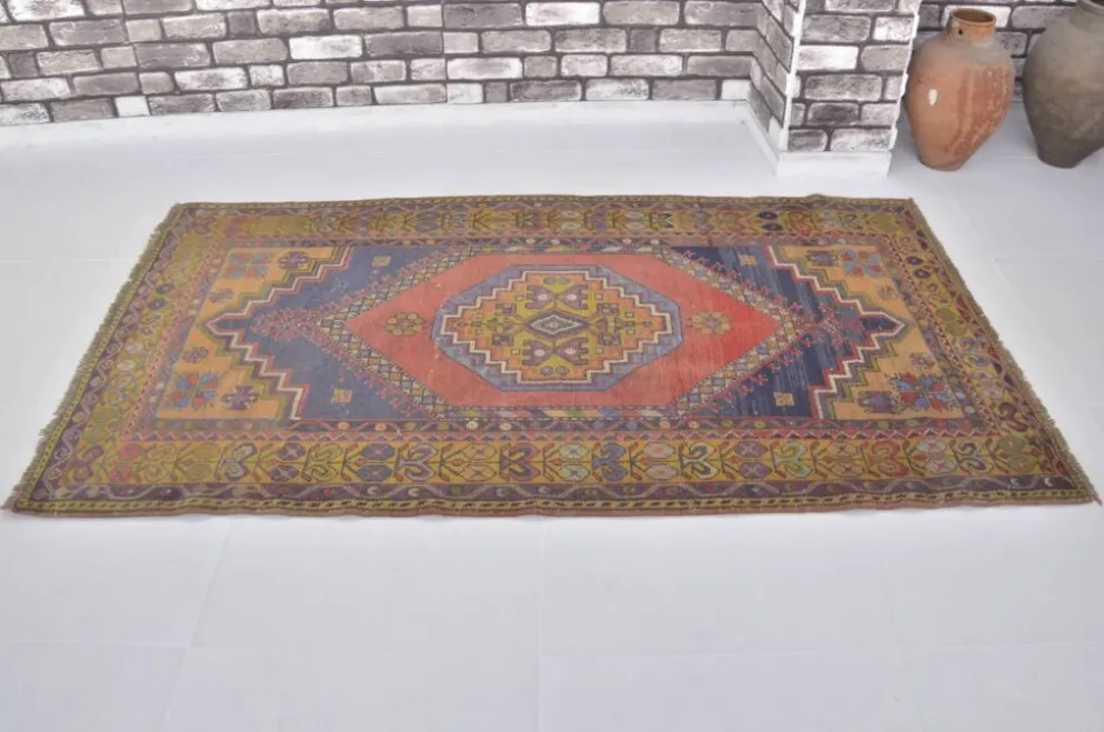 Tapis vintage Oushak sku a-34