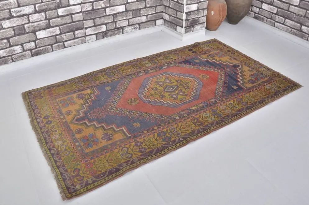 Tapis vintage Oushak sku a-34
