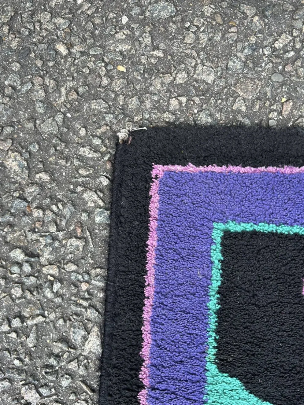 Tapis vintage style Memphis des années 1980