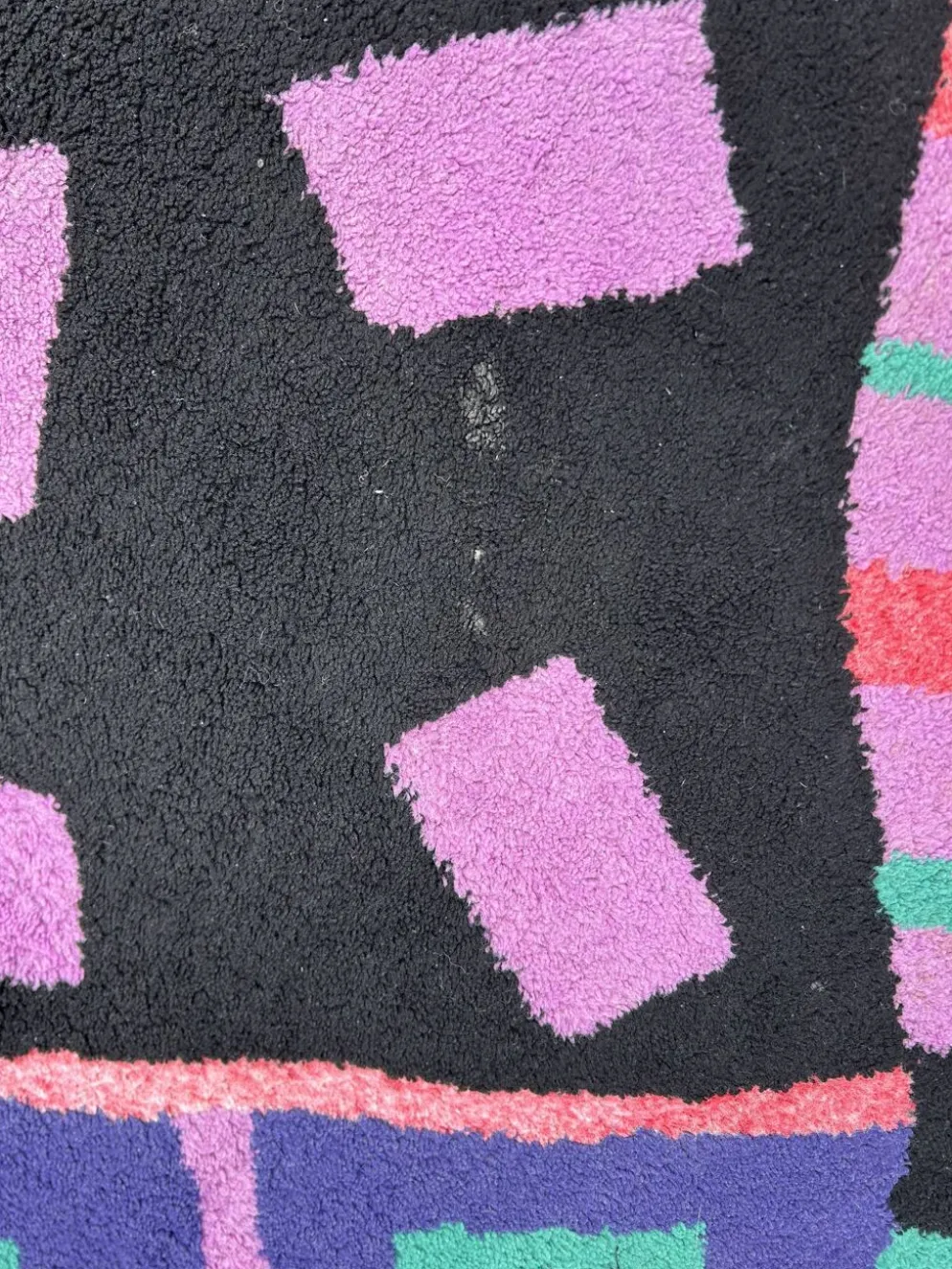 Tapis vintage style Memphis des années 1980