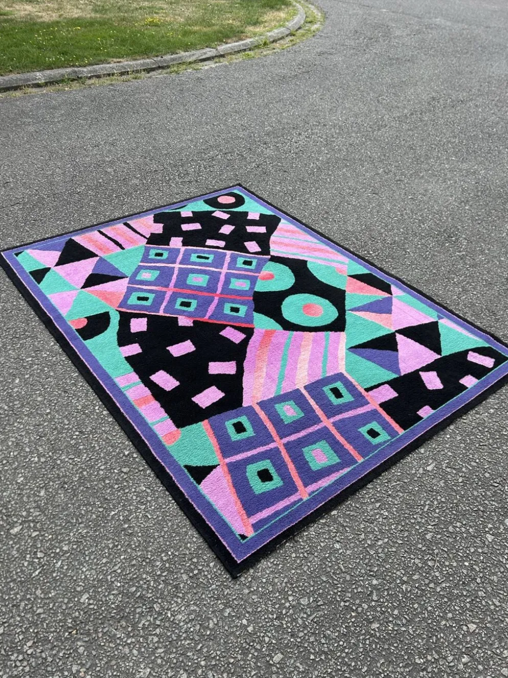 Tapis vintage style Memphis des années 1980