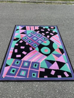 Tapis vintage style Memphis des années 1980