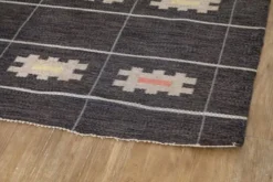 Tapis vintage suedois en laine "Rolakan" 1960