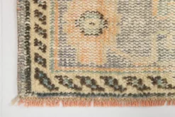 Tapis vintage turc tissé à la main couleur pêche, 179x288 cm