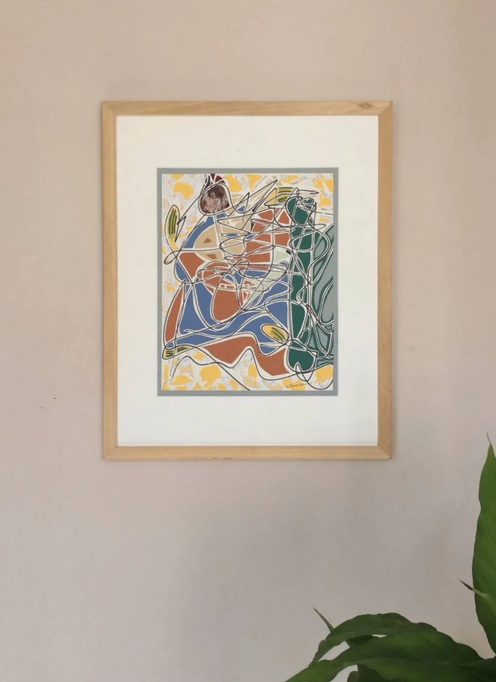 Technique mixte de pierre clamagirand ,1934-2015