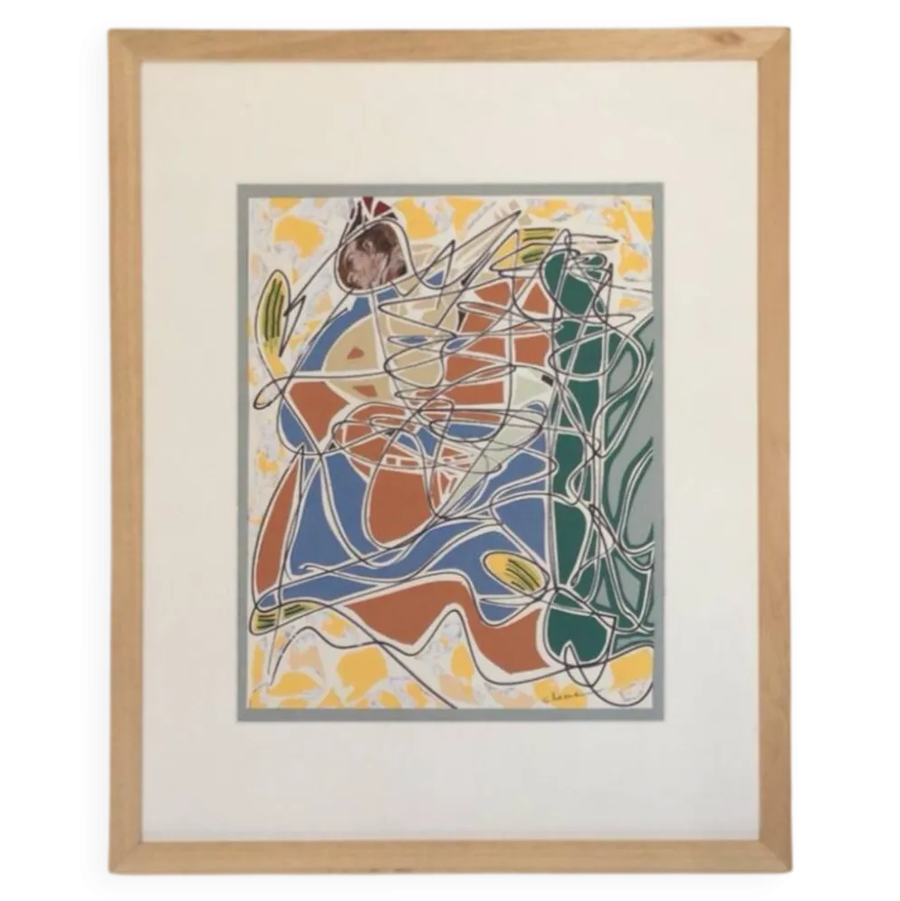 Technique mixte de pierre clamagirand ,1934-2015
