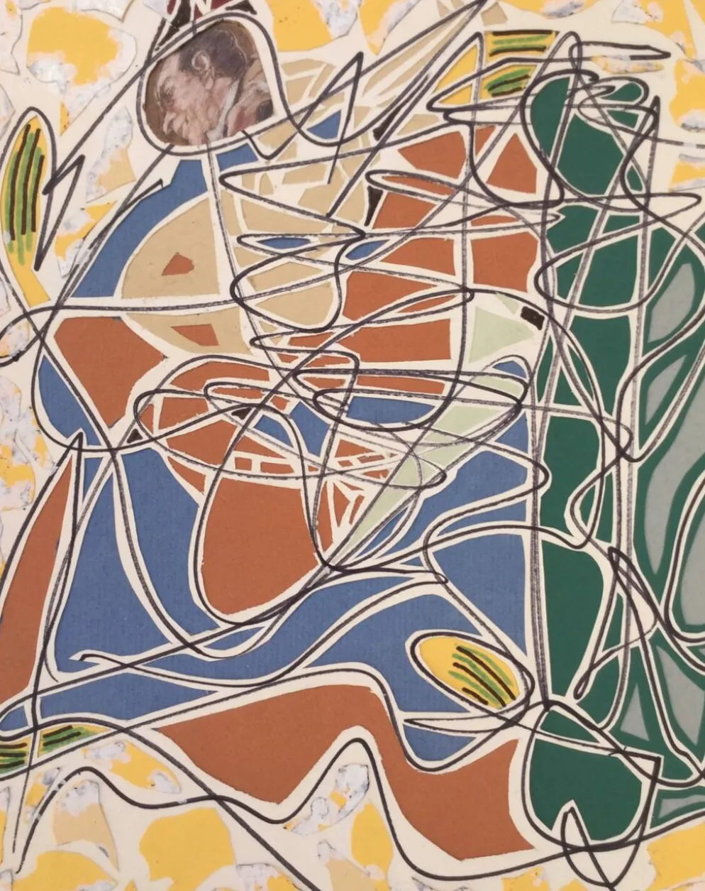 Technique mixte de pierre clamagirand ,1934-2015