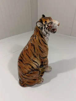 Tigre en céramique italienne, années 1970
