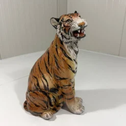Tigre en céramique italienne, années 1970