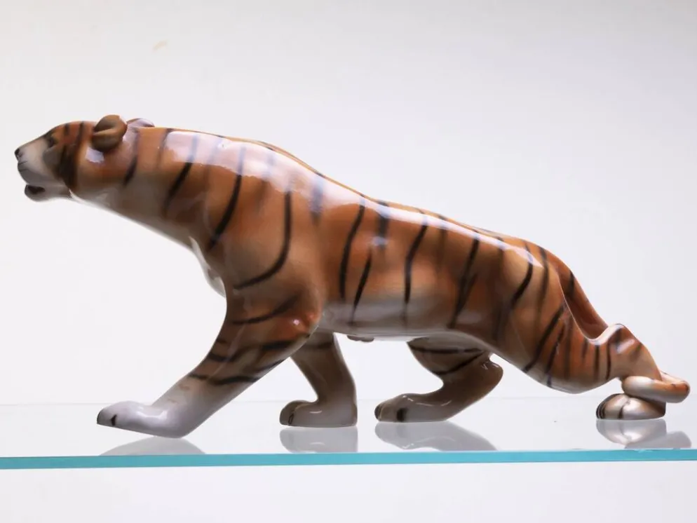 Tigre, Royal Dux, années 1960, Tchécoslovaquie