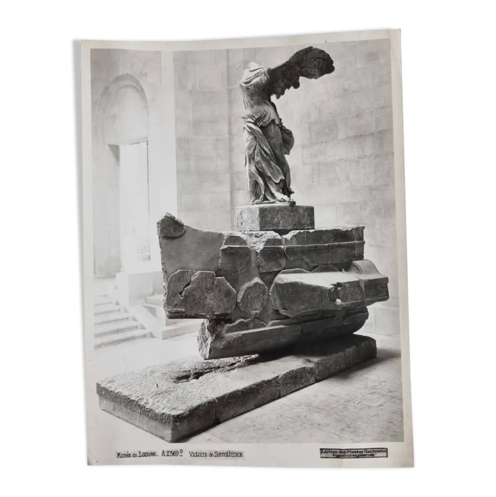 Tirage argentique Victoire de Samothrace Édition Musées Nationaux 22x30 cm
