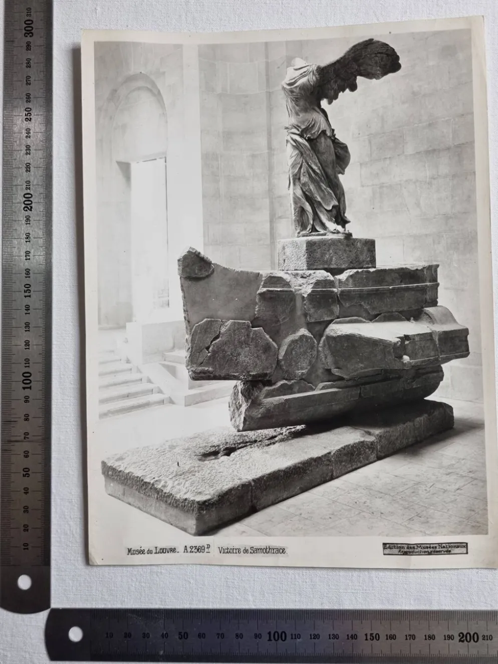 Tirage argentique Victoire de Samothrace Édition Musées Nationaux 22x30 cm
