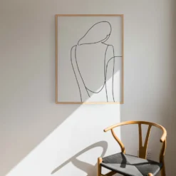 Tirage d’art giclée de figure féminine, 50x70cm