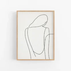 Tirage d’art giclée de figure féminine, 50x70cm