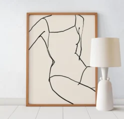 Tirage d’art giclée de figure féminine 50x70cm