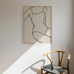 Tirage d’art giclée de figure féminine 50x70cm