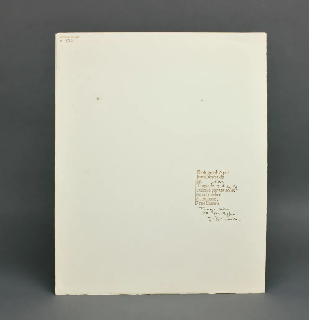Tirage gélatino-argentique Seville 1953 par Jean Dieuzaide