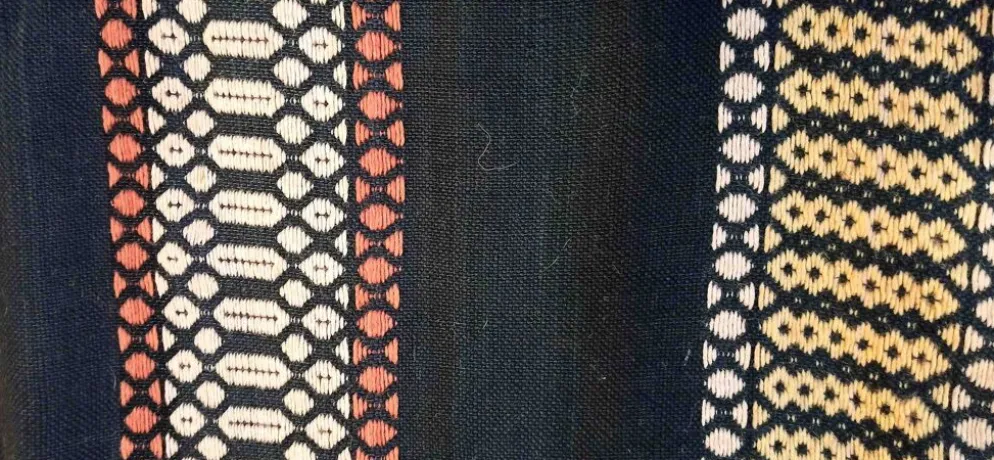 Tissu berbère Tenture Tapis Dessus de lit Années 50