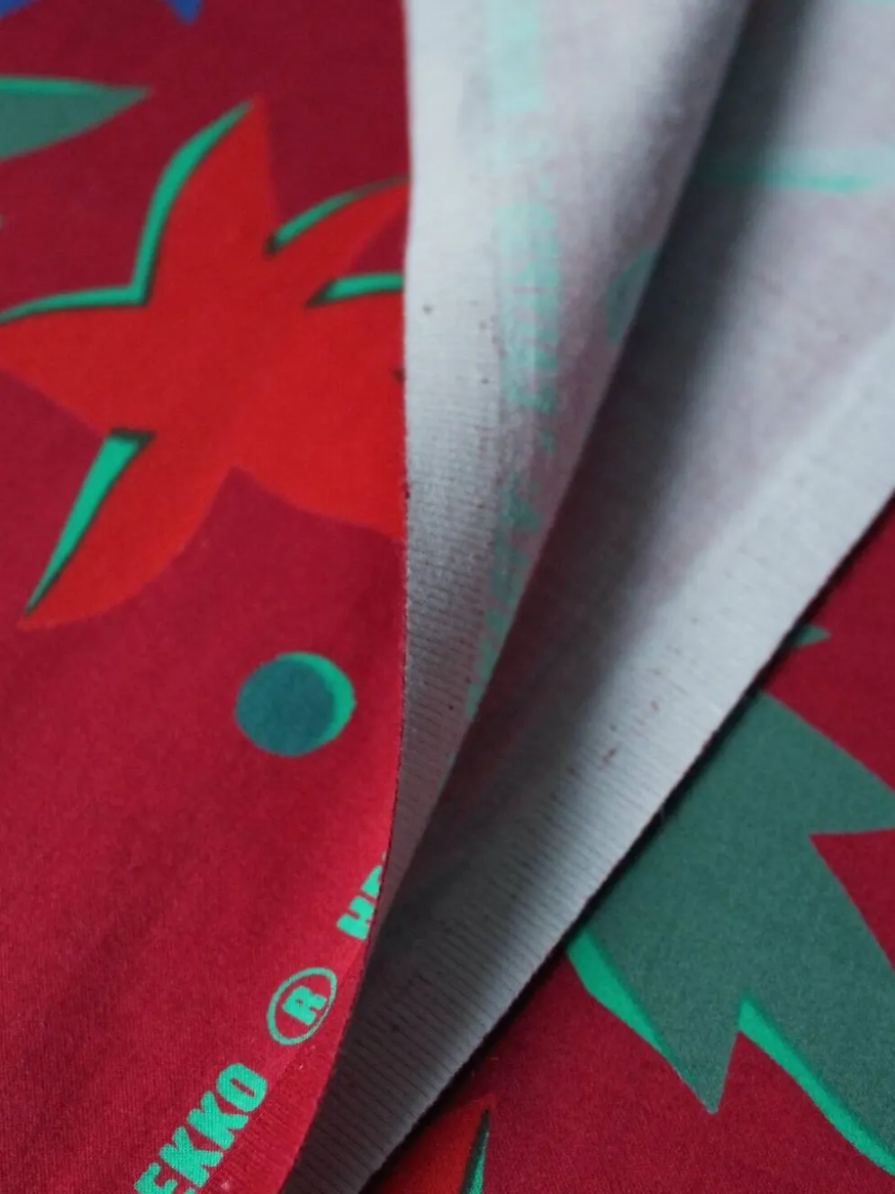Tissu en coton Heikki Orvola "Calypso" 1,47x1,90m, pour Marimekko, 1987