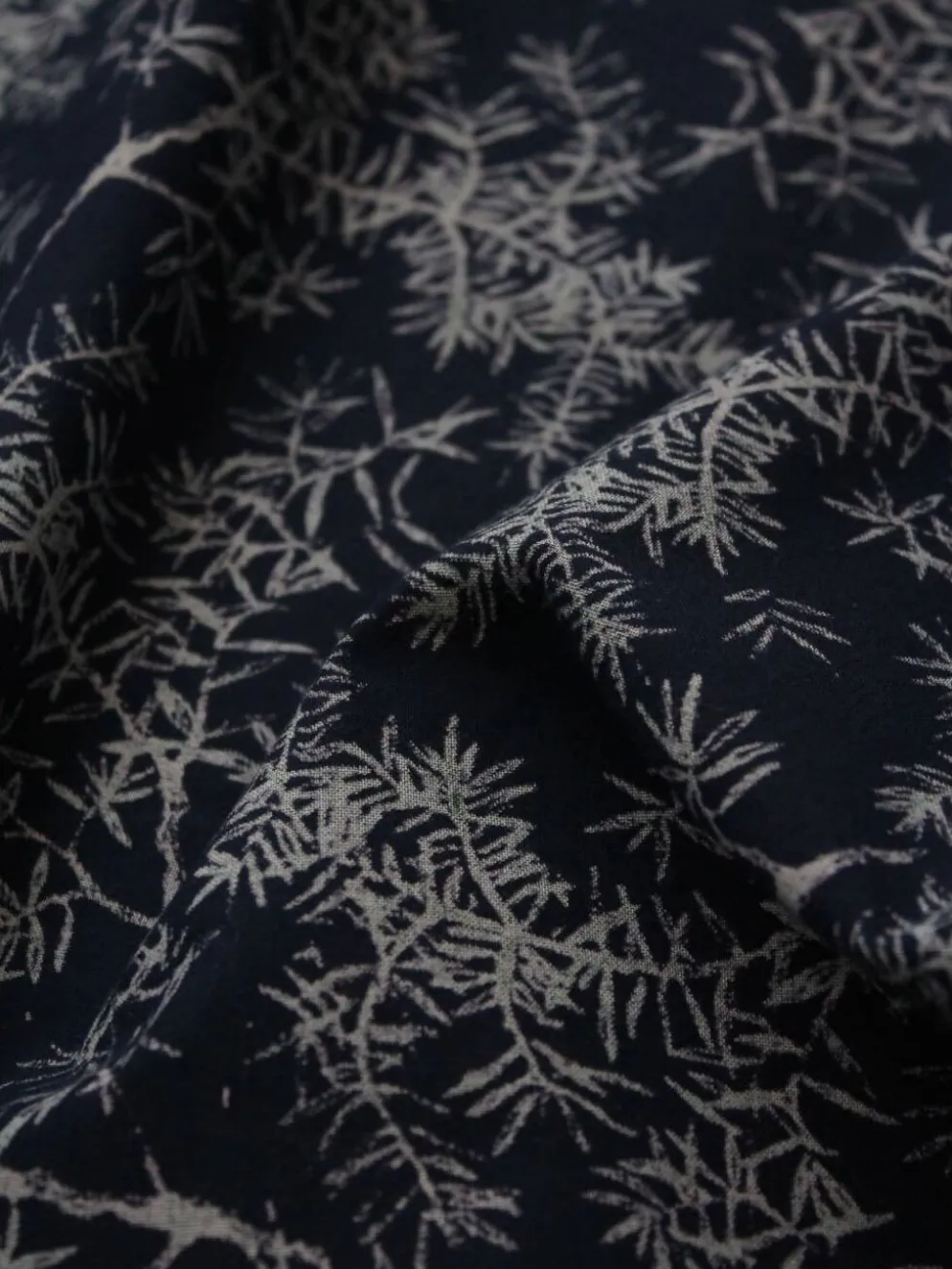 Tissu en coton vintage finlandais « Nummi » de Kristina Isola, 1,40 m x 2,12 m