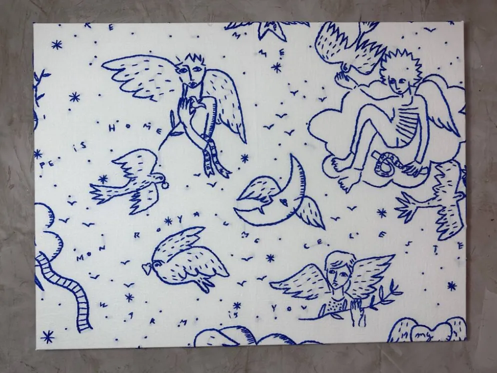 Tissu tendu P.Frey X Castelbajac