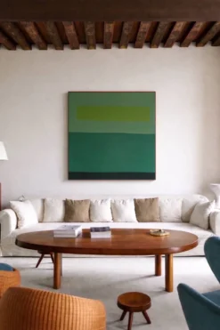 Toile abstraite minimaliste signée Bodasca