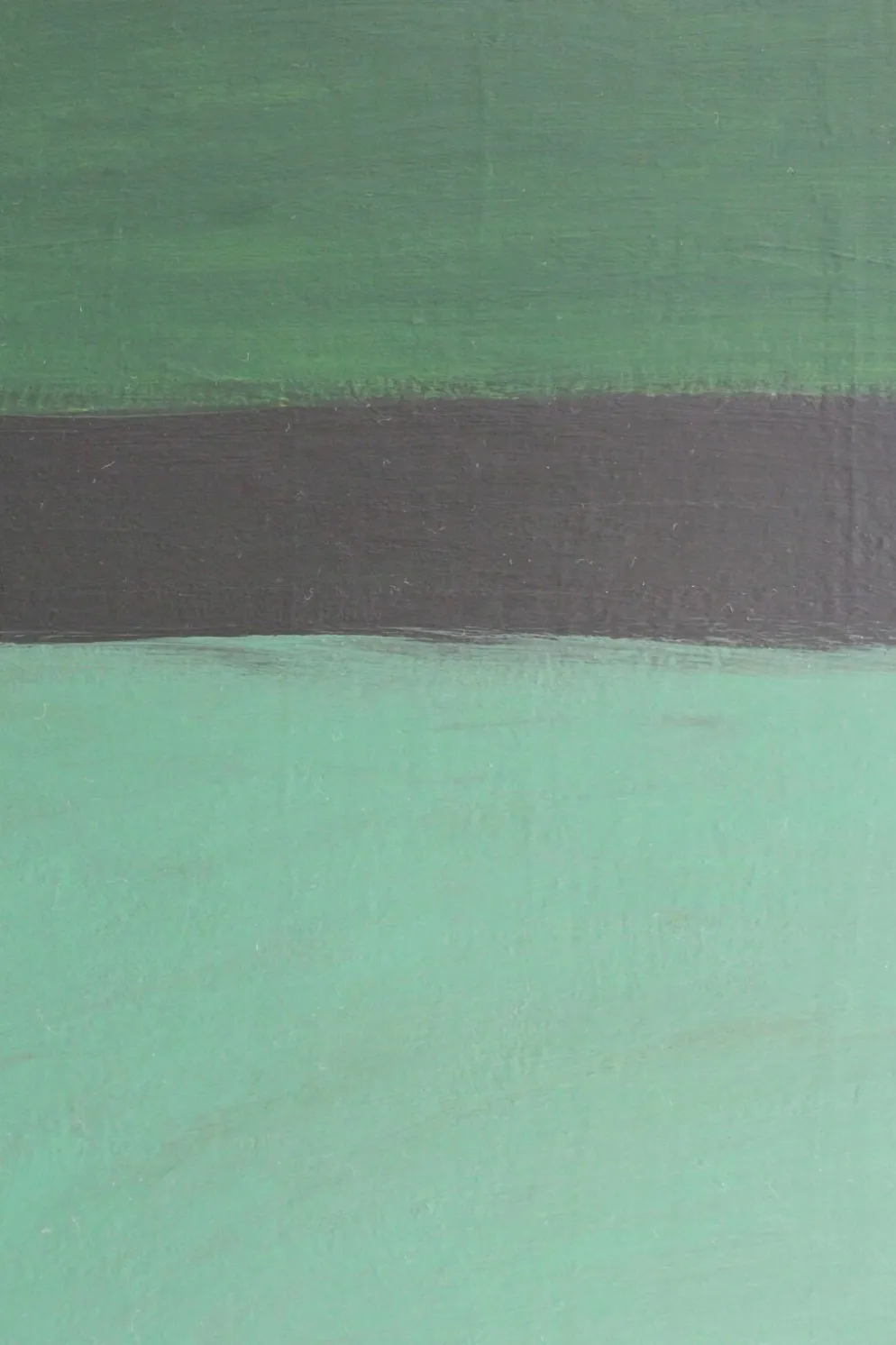 Toile minimaliste verte "inside garden" signée Bodasca