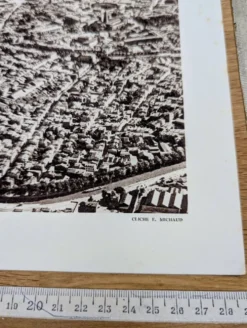 Toulouse, Haute-Garonne, planche photo imprimée en 1942.