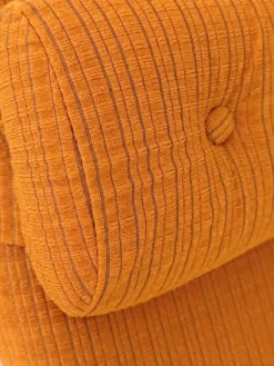 Transat d'intérieur , chaise longue Lama 70's orange